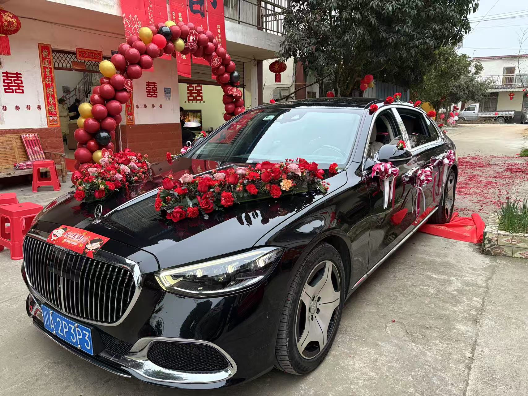 迈巴赫S480 婚车 头车